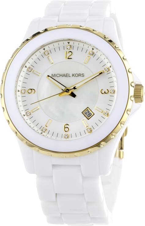 michael kors reloj mujer blanco|relojes de mujer Michael Kors.